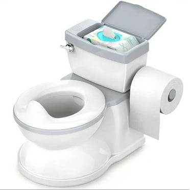 Easy-Clean & Realistic Toddler Potty Training Seat for Boys & Girls - With Wipe Storage, Ideal Holiday Gift