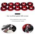 thumbnail image 4 of sweethay Tornillos cóncavos para motor de parachoques de coche M6 ​​JDM, 10 Uds., sujetadores hexagonales modificados, arandela de guardabarros, Vehículos, repuestos y accesorios Mis No.04 sweethay VI000275-04, 4 of 6