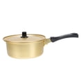 thumbnail image 4 of FONDOTIN Golden Korean Ramen Pot 1Pc Aluminum Stockpot for Instant Noodles, Soup, and Hot Pot Cooking, 4 of 7