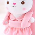 thumbnail image 4 of Mochila Gloveleya para niños pequeños con conejito de peluche rosa 9 x 7 x 4 pulgadas, 4 of 8