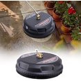 thumbnail image 6 of 15" Pressure Washer Surface Cleaner, 15 Power Washer Attachment with 2 Extension Wands, 2 Replacememt Nozzles, 1/4" Quick Plug, for Driveways Sidewalks Patios Cleaning, Heavy Duty, Max 4000 PSI, 6 of 6