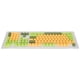 thumbnail image 5 of Teclas de teclado 107 teclas, caracteres translúcidos de tres colores, diseño de arco, teclas de teclado mecánico, Matcha amarillo, 5 of 8