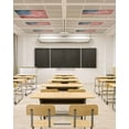 thumbnail image 4 of Fluorescent Light Covers for Ceiling Lights 1 Pack, American Flag Magnetic Ceiling Light Covers 2x4 Feet for Classroom Office School, Vintage Blue Red USA Flag Overhead Drop Ceiling Light Shade, 4 of 7