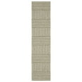thumbnail image 2 of Woven Trends Aero - TR02A - Casual Style, Striped Pattern, Stain Resitant, Living Room, Dining Room, Office, Medium Pile Polypropylene Area Rug in Beige - 5' x 7', 2 of 3
