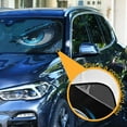 thumbnail image 3 of ALAZA Evil Blue Eyes Windshield Sun Shade Car Foldable Visor Block UV Rays Protector 53"x23.5", 3 of 8