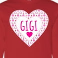 thumbnail image 4 of Inktastic Gigi Pink Valentine Hearts Long Sleeve T-Shirt, 4 of 5