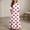 Red A, variant on Little Girls Maxi Dress 4-14 Years Ruffle Half Sleeve Round Neck Floral Print Tiered Long Dress with Side Pockets Purple B 13-14 Years
