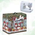 thumbnail image 4 of HELLHERO Warm Christmas Snowman Sewing Machine Storage Cover and Carrying Handle Durable Lightweight Indoor, 4 of 8