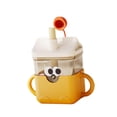 thumbnail image 1 of Vaso de entrenamiento para bebés de grado alimenticio, fácil de agarrar, vaso para beber agua con dibujos animados Amarillo, 1 of 9