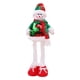 thumbnail image 2 of Muñeco de Navidad Estirable, Figura de Muñeco de Peluche de Pie, Figurita de Navidad, Piernas de Extensión para Fiesta, Festival, Juguete para Niños, M BLESIY Figura de Papá Noel, 2 of 8