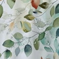 thumbnail image 5 of Shiartex  Eucalyptus Leaf Shower Curtains, Sage Green Spring Botanical Watercolor Plants Bathroom Curtains Bathtub Home Decor Waterproof Fabric Machine Washable with Hooks 36x72, 5 of 7