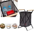 thumbnail image 3 of Cesta de lavandería de malla plegable con asas Cesta de almacenamiento Bolsa de ropa de lavado Soporte negro Zulema Cesto de ropa de malla, 3 of 8