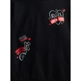 thumbnail image 3 of Disney Descendants Rule Breaker Girl's Puff Graphic Fleece Hoodie, Sizes 4-16, 3 of 3