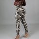 thumbnail image 5 of ICHUANYI Clearance Fashion Women's Sexy Skinny Camouflage Fringed Bandage Trousers(Khaki, XXL) ICHUANYI WER2023081403252, 5 of 9