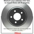 thumbnail image 5 of Detroit Axle - Front Brake Kit for Chevrolet 2006-2008 Malibu 2008-2010 HHR Pontiac 2005-2010 G6, Disc Brake Rotors Ceramic Brake Pads Wheel Bearing Hubs: 11.65" Rotor, 5 of 7