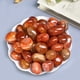 thumbnail image 1 of Xiao Hua 2 piezas de piedra roja natural cruda pulida, accesorio de bricolaje hecho a mano, piedra natural, planta en maceta, piedra decorativa para pecera de 15-20 mm, 1 of 5