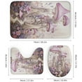 thumbnail image 3 of Vintage Girl Shower Curtain Set for Bathroom 4Pcs Fantasty Forest Fairy Tale Bathroom Sets with Rugs Toilet Lid Cover Bath Mat Shower Curtain Set with Hooks, Bathroom Decor, 3 of 8