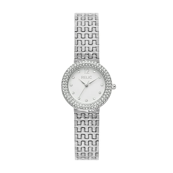 Relic by Fossil Women's Chloi Three-Hand Silver Alloy Watch