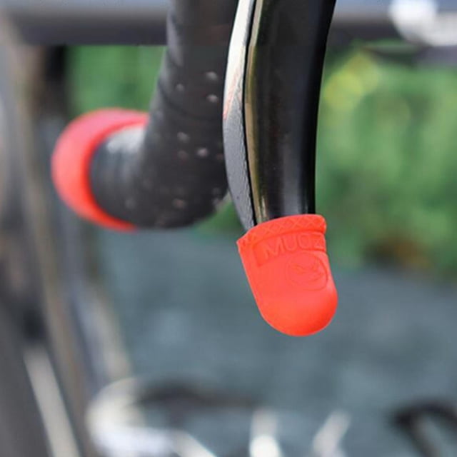 2 Pcs Housse de Levier de Frein Anti-Rayures Antidérapante Imperméable Vélo - Rouge