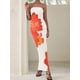 thumbnail image 4 of Vestido largo PRETTYGARDEN ajustado sin tirantes con estampado floral para mujer, 4 of 7