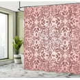 thumbnail image 4 of Ambesonne Oriental Shower Curtain, Curly Mandala Flowers Art, 69"Wx75"L, Pale Pink, 4 of 4
