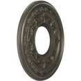thumbnail image 2 of Ekena Millwork 10"OD x 3 1/2"ID x 3/4"P Baltimore Thermoformed PVC Ceiling Medallion (Fits Canopies up to 4 1/4"), Universal Aged Metallic Weathered Steel, 2 of 10