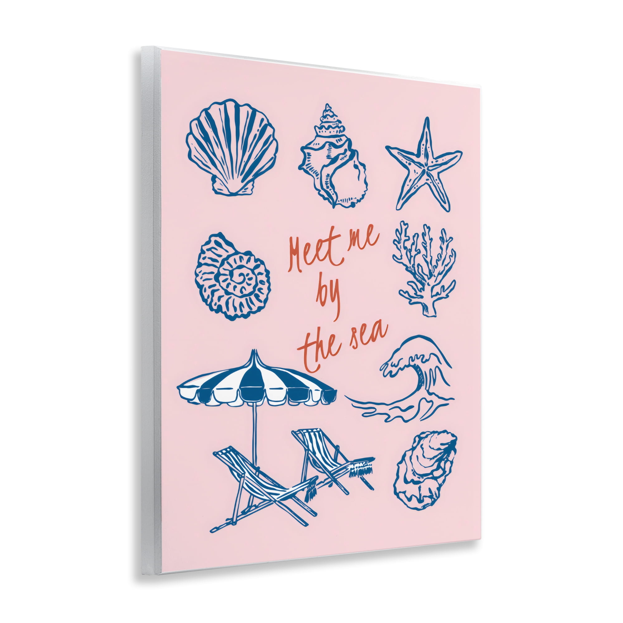 Stupell Industries Meet Me By The Sea Wall Plaque Art, design by The Prints Vibe