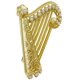 thumbnail image 3 of Broche de arpa, Pin creativo para ropa, broche de Metal, instrumento, Pin de solapa, decoración para traje, 3 of 8