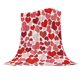 thumbnail image 2 of Las mantas en forma de corazón son un regalo romántico para decorar el hogar, tanto para novias como para esposas. Son ideales para aniversarios, cumpleaños y sofás. Mantas suaves de franela., 2 of 6