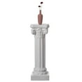 thumbnail image 6 of Decorative Modern Fiberglass White Plinth Roman Style Column Ionic Pedestal Vase Stand for Wedding, Living Room, or, 6 of 10