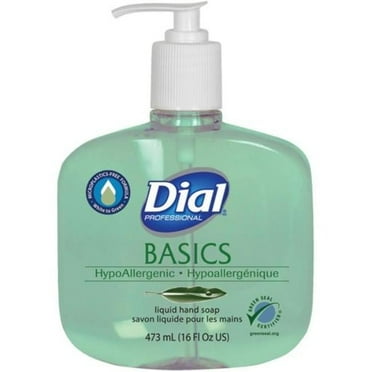 16 fl oz Dial Basics Liquid Hand Soap, Green - Pack of 12