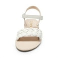 thumbnail image 3 of DREAM PAIRS Girls Sandals Classic Open Toe Braided Flat Sandals Summer Dress Shoes, 3 of 7