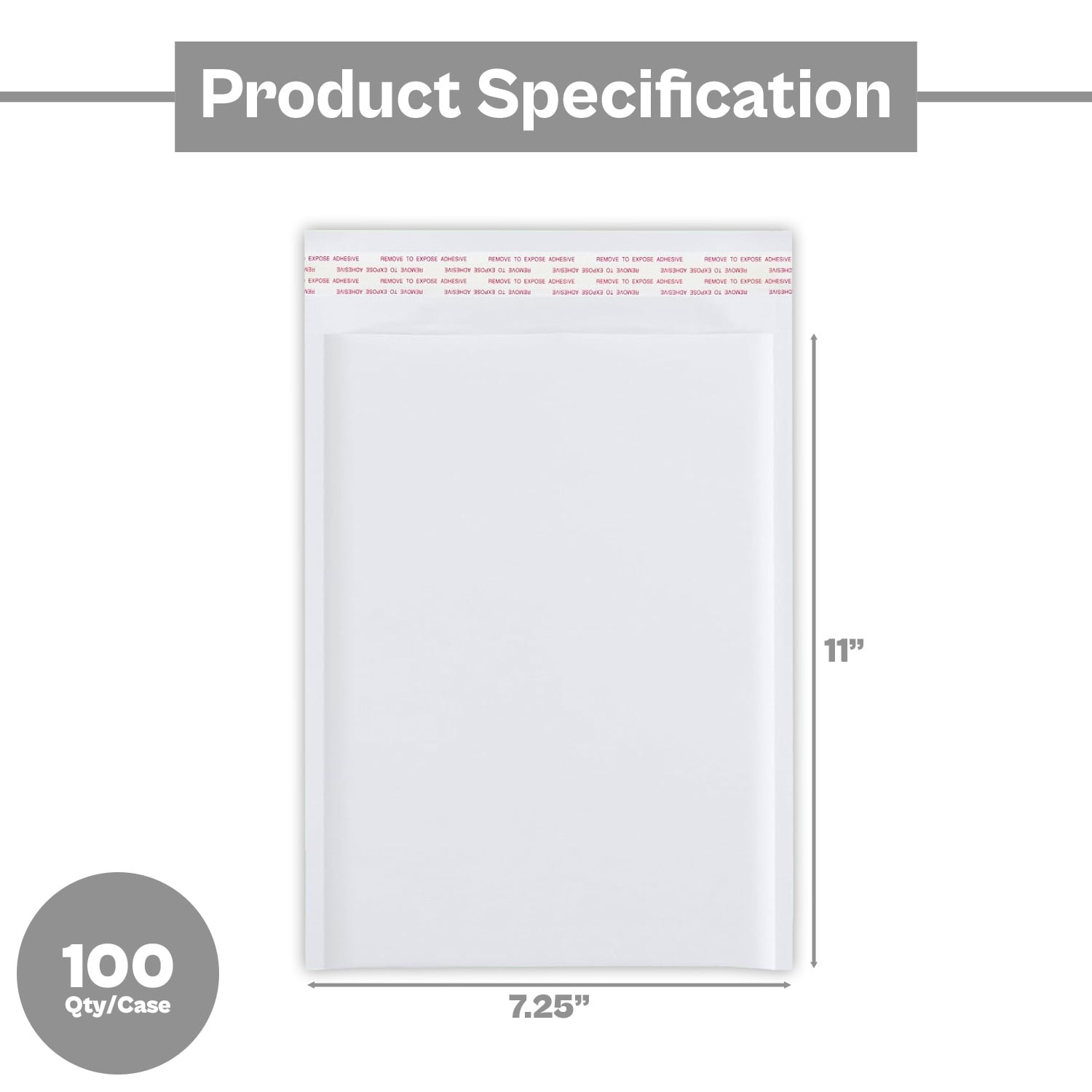 Medicalmartbymail#1 White Kraft Bubble Mailers 7.25" x 12" Tamperproof Cushioned Mailers for Packaging and Shipping 100 Pack