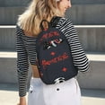thumbnail image 5 of Goofa The Nightmare Before Christmas Pattern Durable Canvas Daypack - High-Quality Vintage Backpack, Compact & Versatile for Travel and Everyday Use-Small, 5 of 5