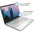 thumbnail image 3 of HP 15 15.6" FHD Laptop, Hexa-Core AMD Ryzen 5 5500U up to 4.0GHz (Beat i5-1135G7), 16GB DDR4 RAM, 1TB PCIe SSD, 802.11AC WiFi, Bluetooth 5.0, Type-C, Spruce Blue, Windows 11, 3 of 6
