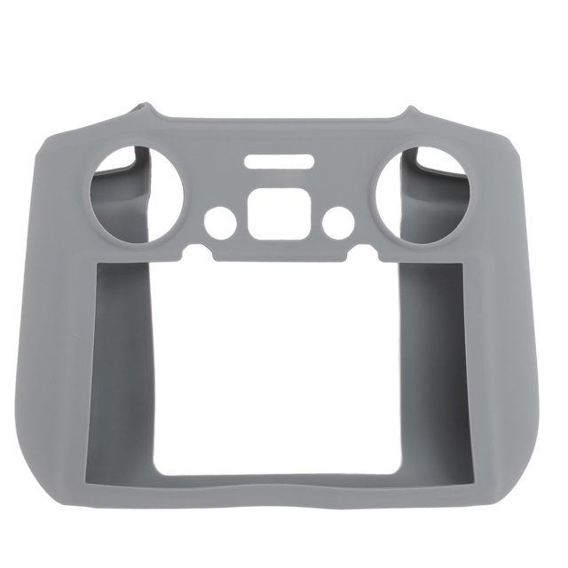 Funda de silicona para control remoto de drones, funda protectora de silicona suave a prueba de polvo y rayones para control remoto Air 3 RC 2, color gris