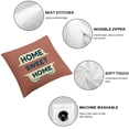 thumbnail image 4 of Heduofu Farmhouse Pillow Covers Set of 2 Leaves Decorations Truck Sweet Home Spring Stripe Pillow Covers, Linen Cushion Case Gifts for Home Decor White, 4 of 6