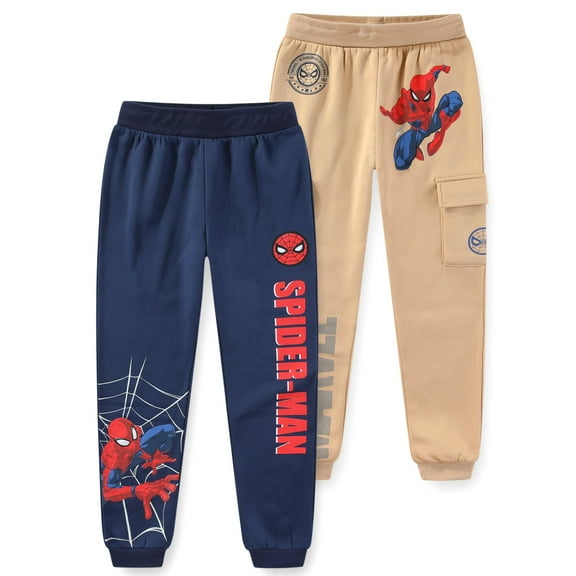 Marvel Spider-Man Pants (Boys), 2 Pack, Sizes 4-12