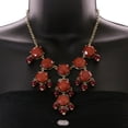 thumbnail image 3 of Mi Amore Necklace-Earring-Set Red/Gold-Tone, 3 of 3