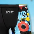 thumbnail image 6 of Staki Toddler Bathing Suit Boy Boys Swim Trunks Casual Bathing Suit for Kids Swim Shorts 9-17Y(Light Blue,9-10 Years), 6 of 7