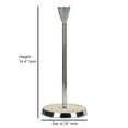 thumbnail image 5 of nu steel Mother of Pearl Kitchen Stainless Steel Paper Towel Holder-Weighted Base for Standard Paper Towel Rolls, 5 of 5