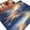 Dark Blue Mist Blue, variant on 5'x8' Area Rugs, Blue Yellow Indoor Outdoor Area Rug for Living Room Bedroom, Modern Abstract Art Washable Bathroom Rugs Kitchen Floor Carpet Mats Home Decor Aesthetic