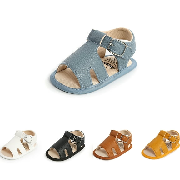 Baby Sweetie Breathable Baby Girls Boys Sandals, Premium Summer Anti Slip Rubber Sole Prewalker First Walking Shoes