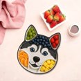 thumbnail image 5 of JHEHF Dog Shape Wooden Serving Tray Cute Dog Theme Charcuterie Board Snack Dish Platter for Party Activities Housewarming Present Gift for Pet Lovers, 5 of 9
