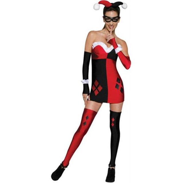 Morris Costumes RU889965LG Harley Quinn Adult Large