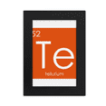 thumbnail image 1 of Quimica elementos periodo cuadro semimetal telurio d Marco de Fotos de escritorio imagen Arte Negro Pintura 5x7 pulgadas, 1 of 4