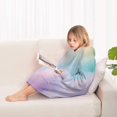 thumbnail image 4 of Soft Pastel Cloudscape Blanket Hoodies for Kids 6-13YR Oversize Wearable Blanket Hoodies for Boys Girls Teens, 4 of 7
