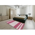thumbnail image 4 of Ahgly Company Indoor Rectangle Patterned Light Rose Pink Novelty Area Rugs, 7' x 9', 4 of 6