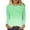 Green, variant on Lounge Tops for Women Trendy Sparkly Sequins Crewneck Dressy Blouses Long Sleeve Tunic Fall Party Pullover Shirts
