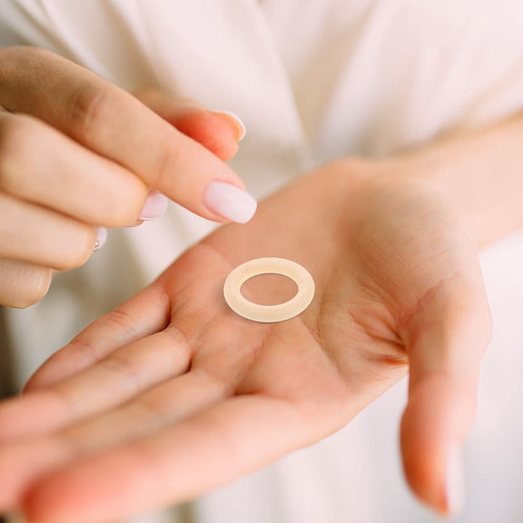 MLINS Natural Wooden Rings for Crafts with Smooth Finish and Unique Wood Grain 10 Pieces 4cm